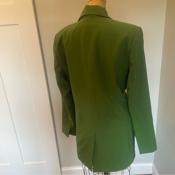 Gabrielle Union- SZ S Green Oversized Double Breasted Jacket Green Myste… - Picture 6 of 7
